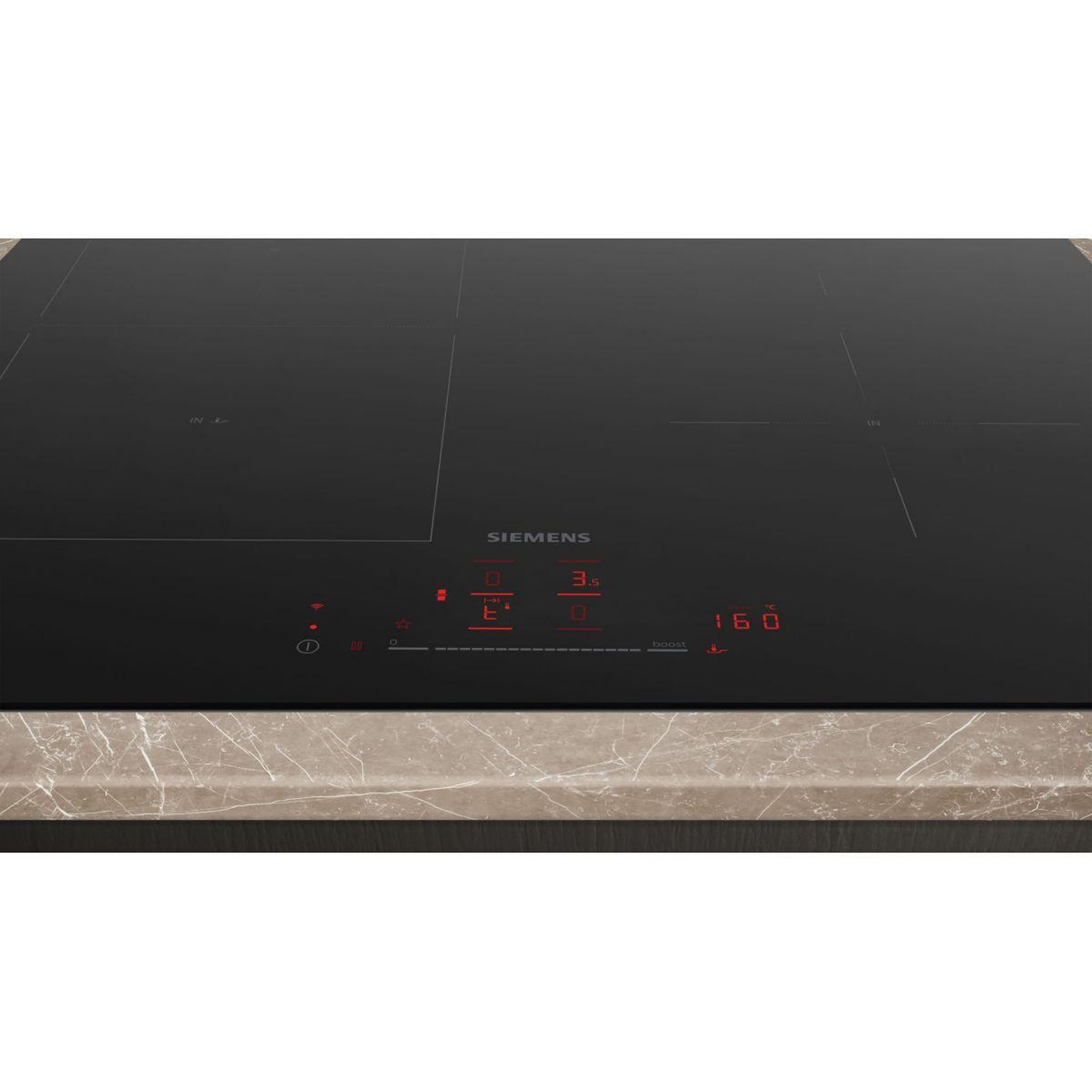 Voir la diapositive 2 : Siemens Plaque induction ed61ahsc1e noir mat