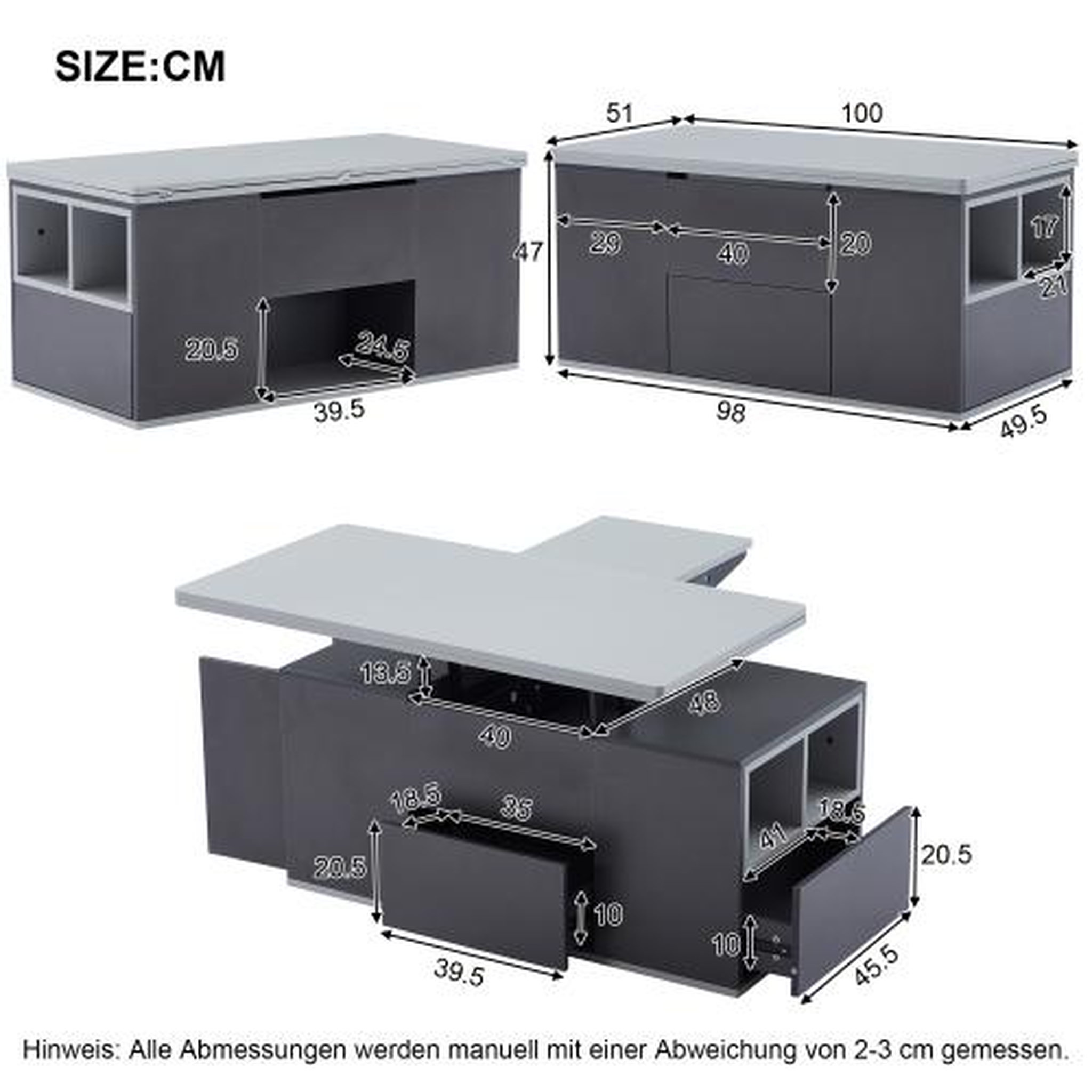 Voir la diapositive 3 : MERAX Table basse