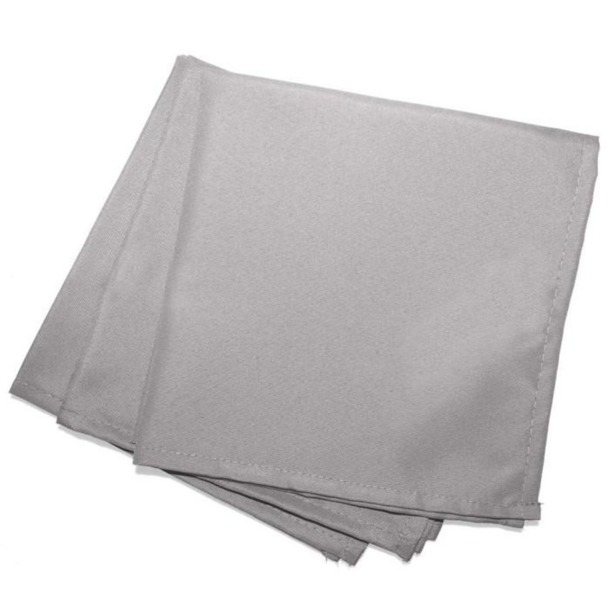 Paris Prix Lot de 3 Serviettes de Table  Essentiel  40x40cm Gris