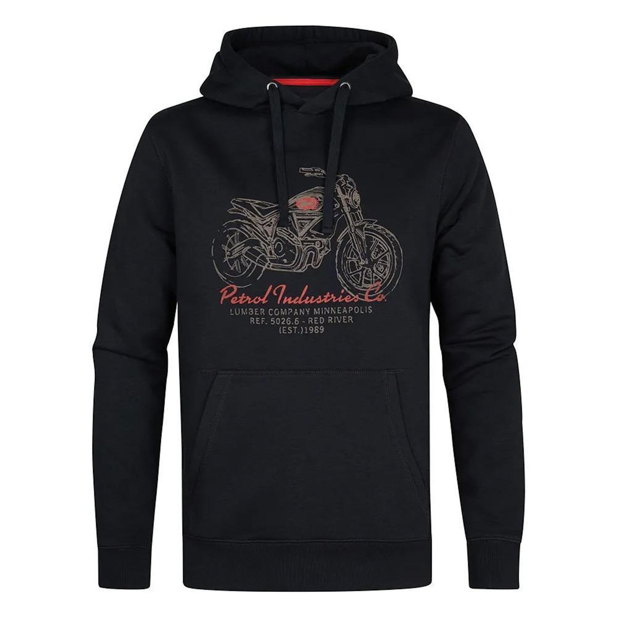 Petrol Industries Sweat à Capuche Noir Homme Petrol Industries Hooded