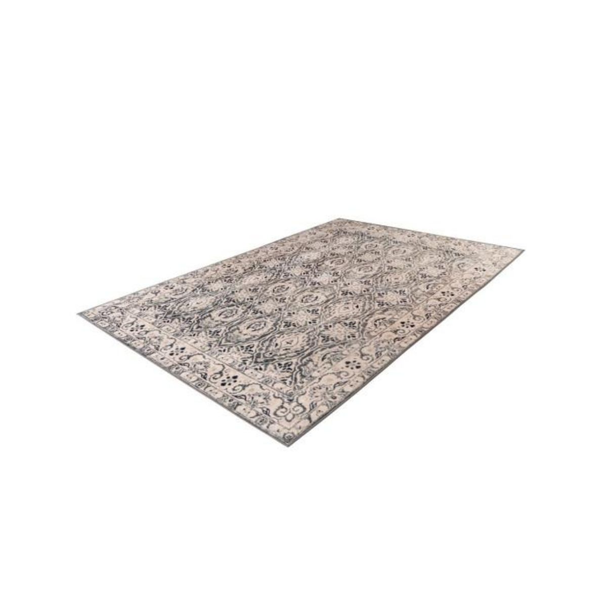 Paris Prix Tapis Tissé Rétro à Poils Ras  Saphira  Beige