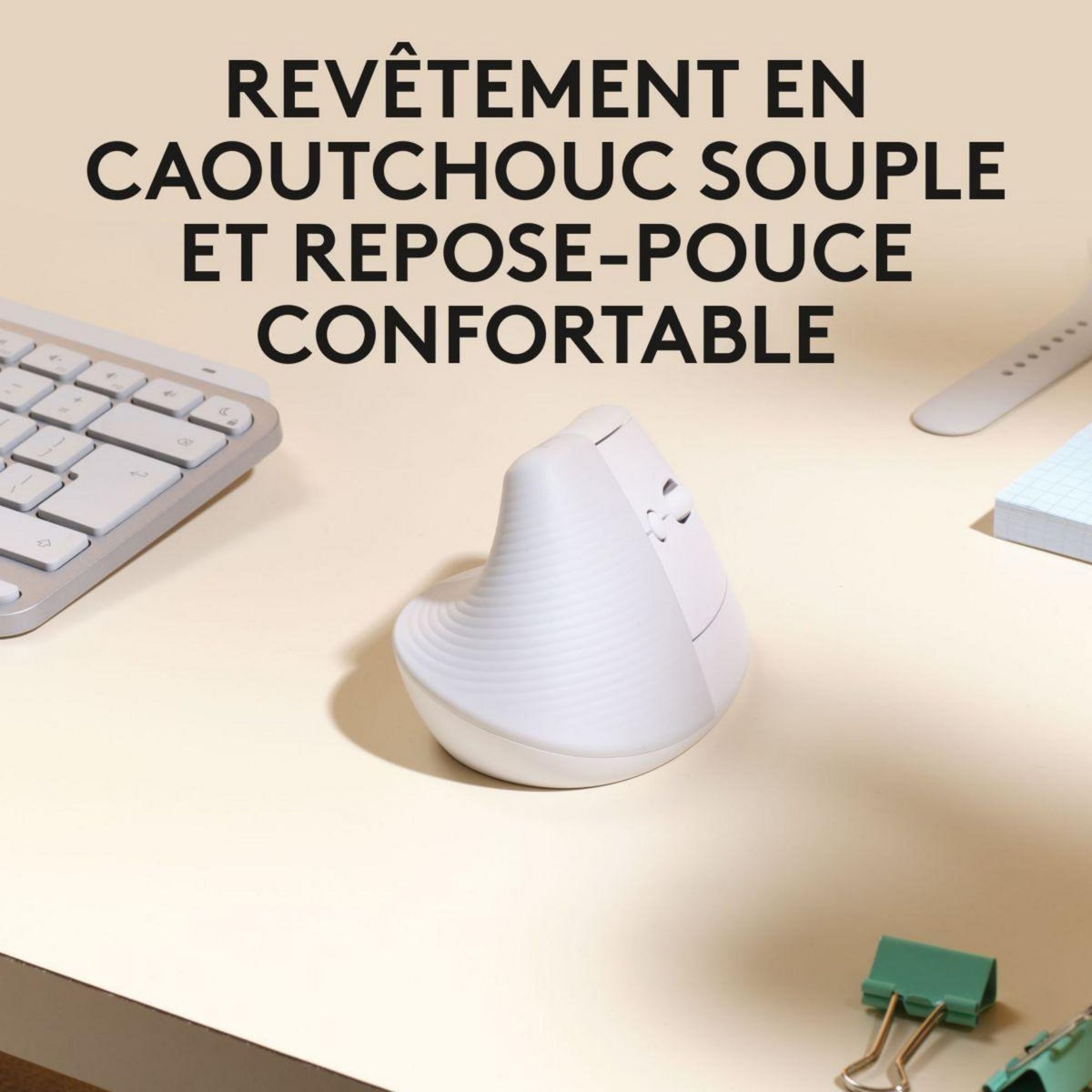 Logitech Souris sans fil Lift pour Mac Ergonomique