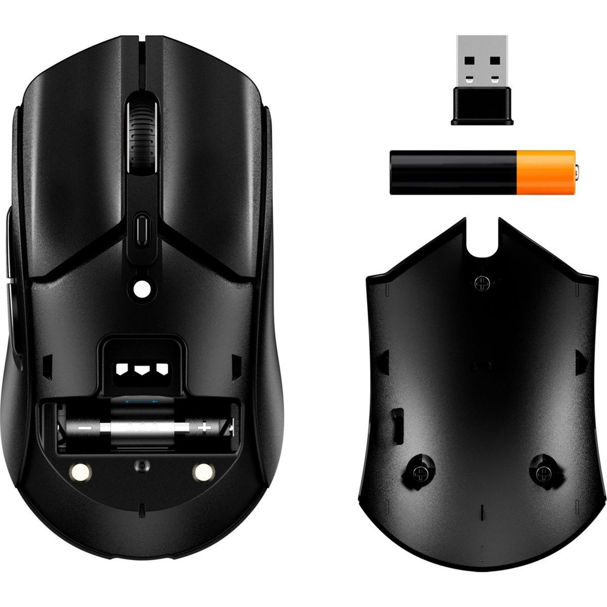 Voir la diapositive 2 : HyperX Souris gamer sans fil pulsefire haste 2 core noire