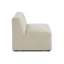 Voir la diapositive 3 : LISA DESIGN Nova - module d'assise sans accoudoirs - en velours