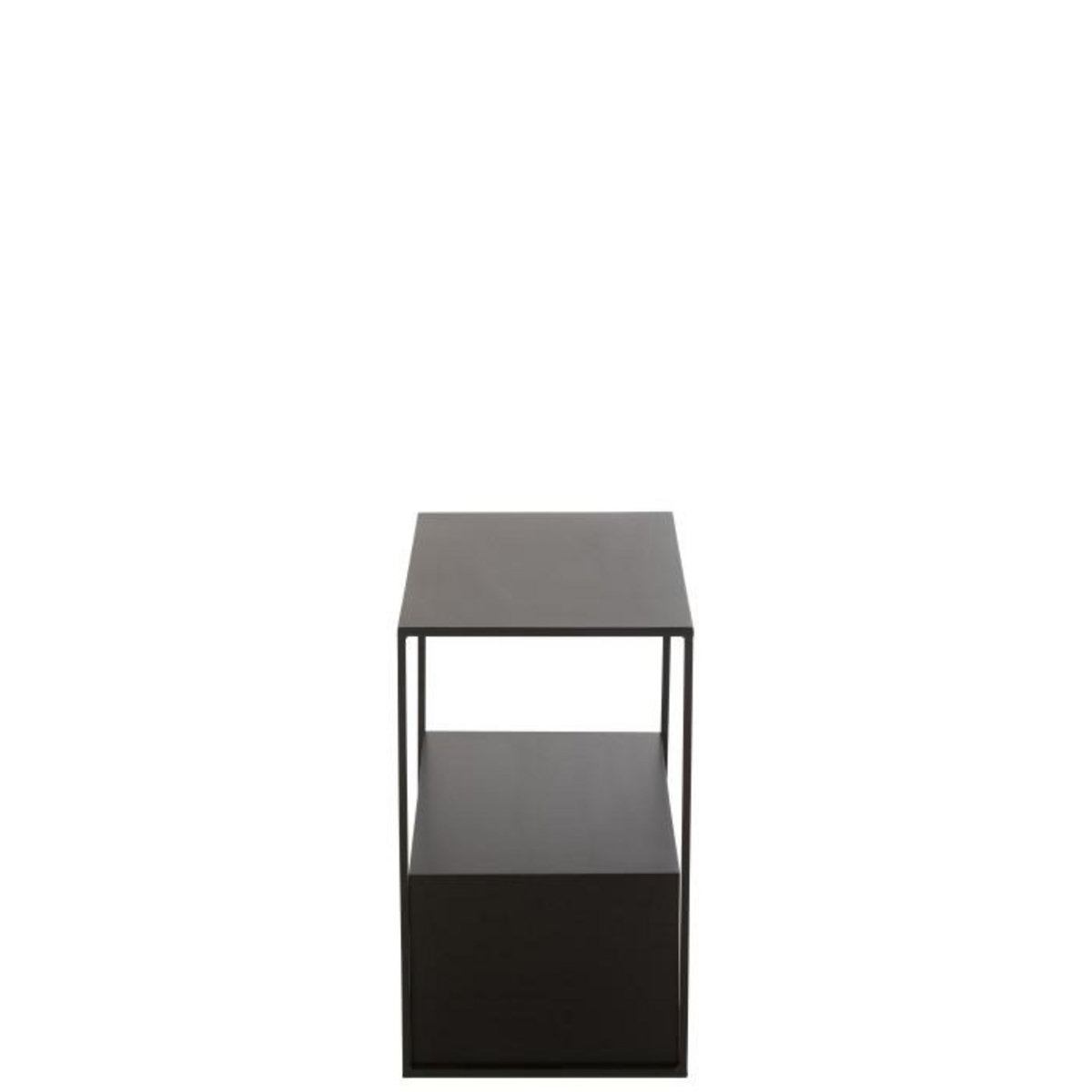 Paris Prix Table d'Appoint en Métal  Maryanne  57cm Noir