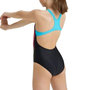 Voir la diapositive 2 : ARENA Maillot de bain 1 pièce Noir/Rose Fille Arena Pro Placement