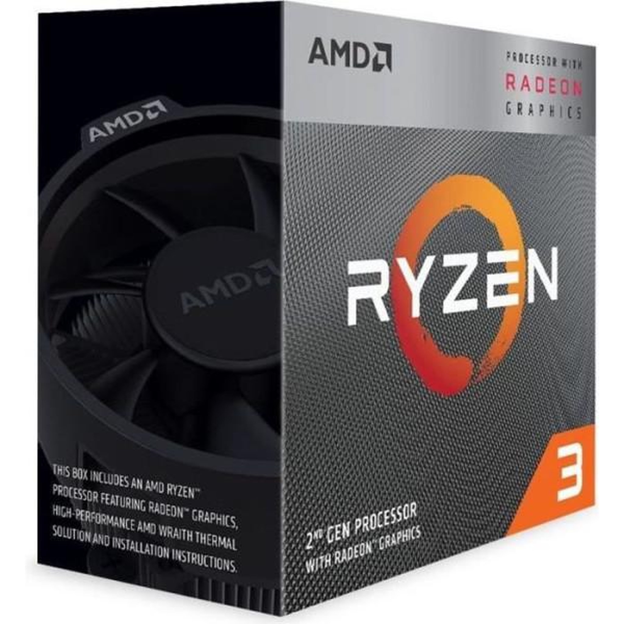 AMD AMD Processeur Ryzen 3 3200G Wraith Stealth cooler