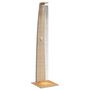 Voir la diapositive 4 : VIDAXL Douche d'exterieur beige 55x60x224cm resine tressee bois acacia