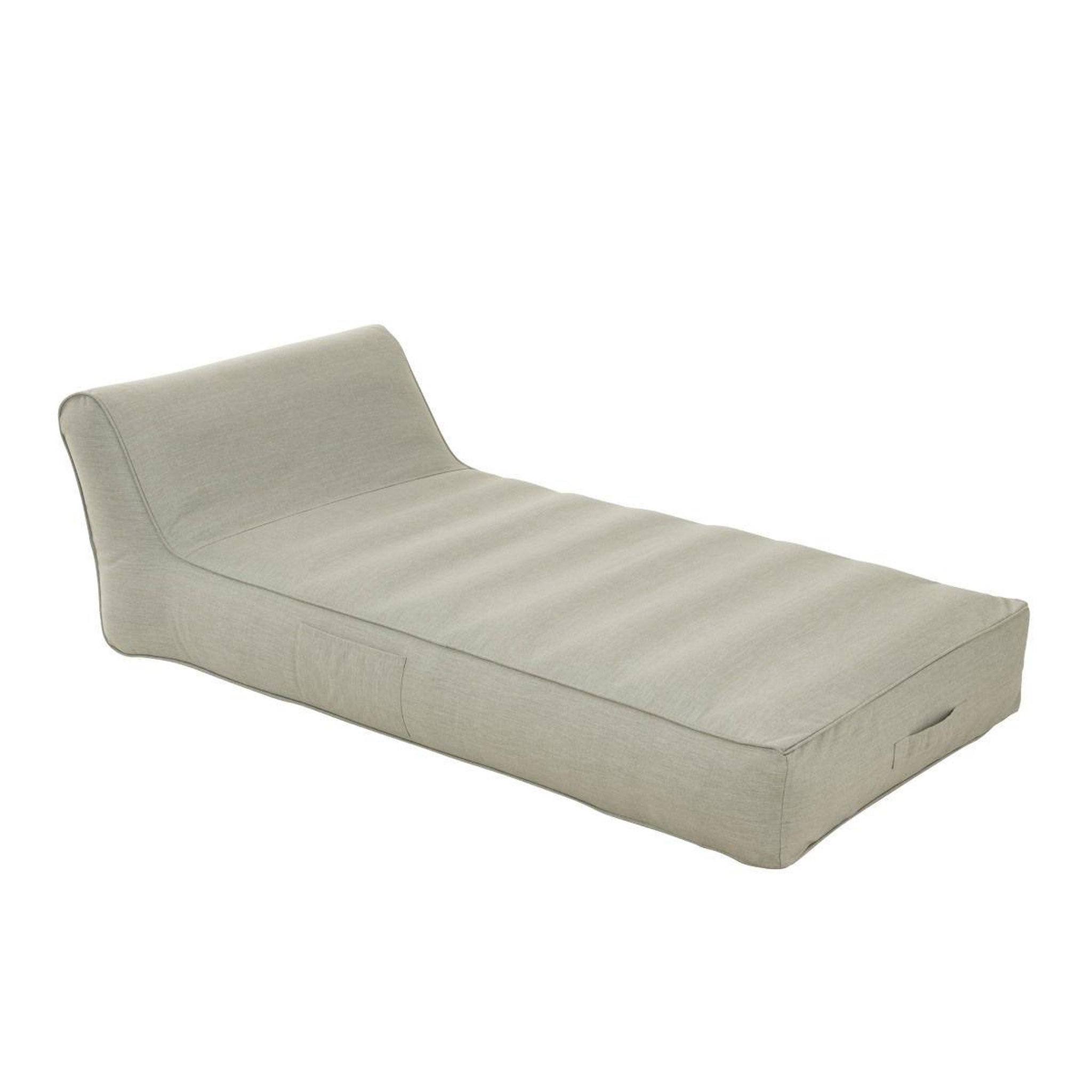 J-LINE Matelas de jardin  hélène  160cm gris
