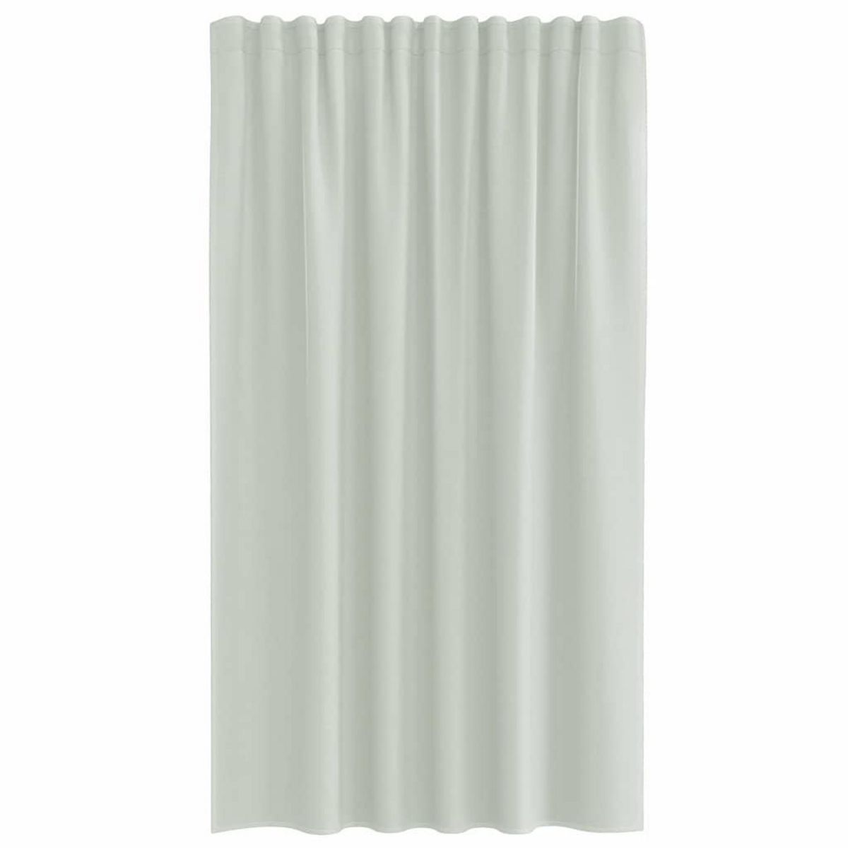 VIDAXL Rideaux en voile avec boucles 2 pcs gris clair 140x175 cm
