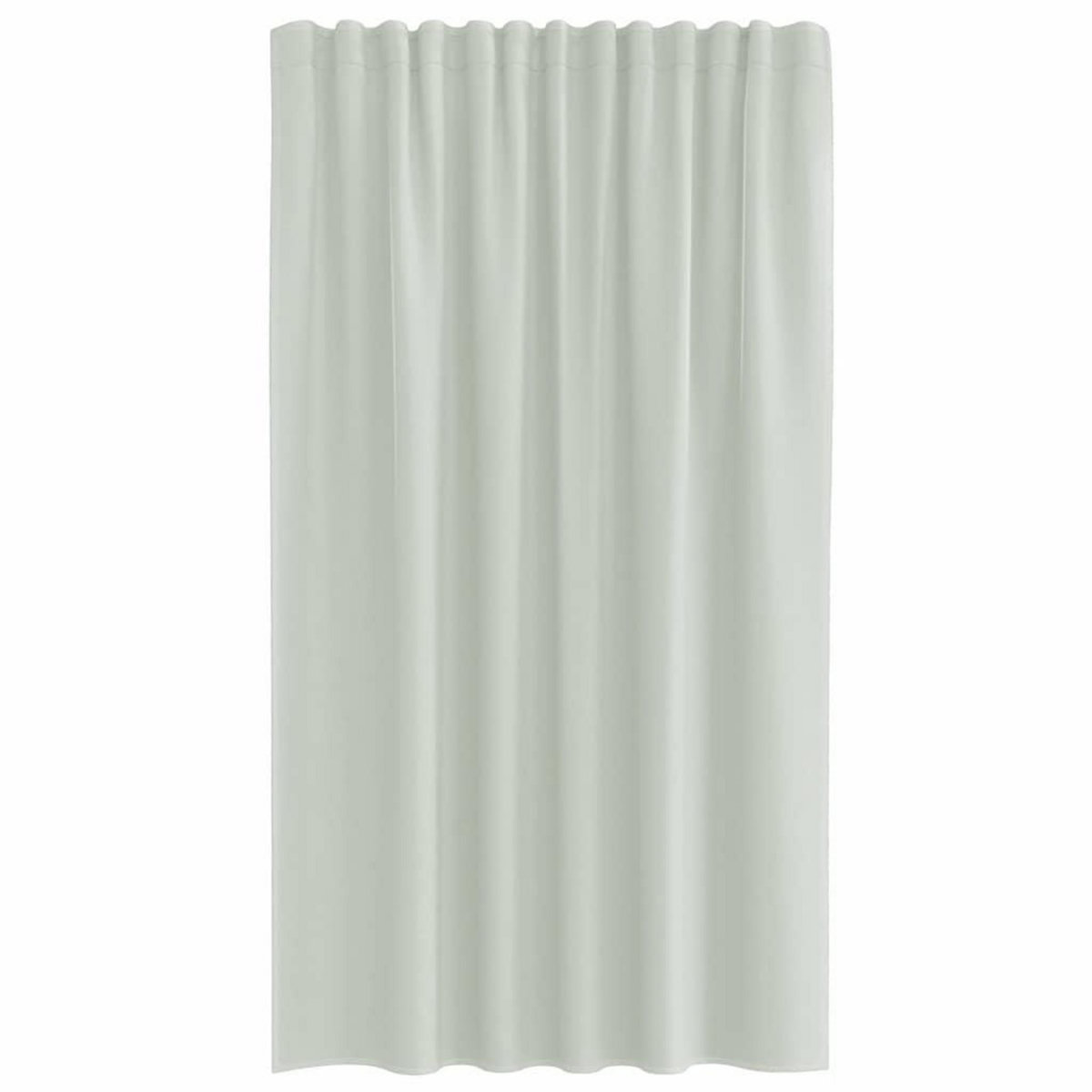 VIDAXL Rideaux en voile avec boucles 2 pcs gris clair 140x175 cm