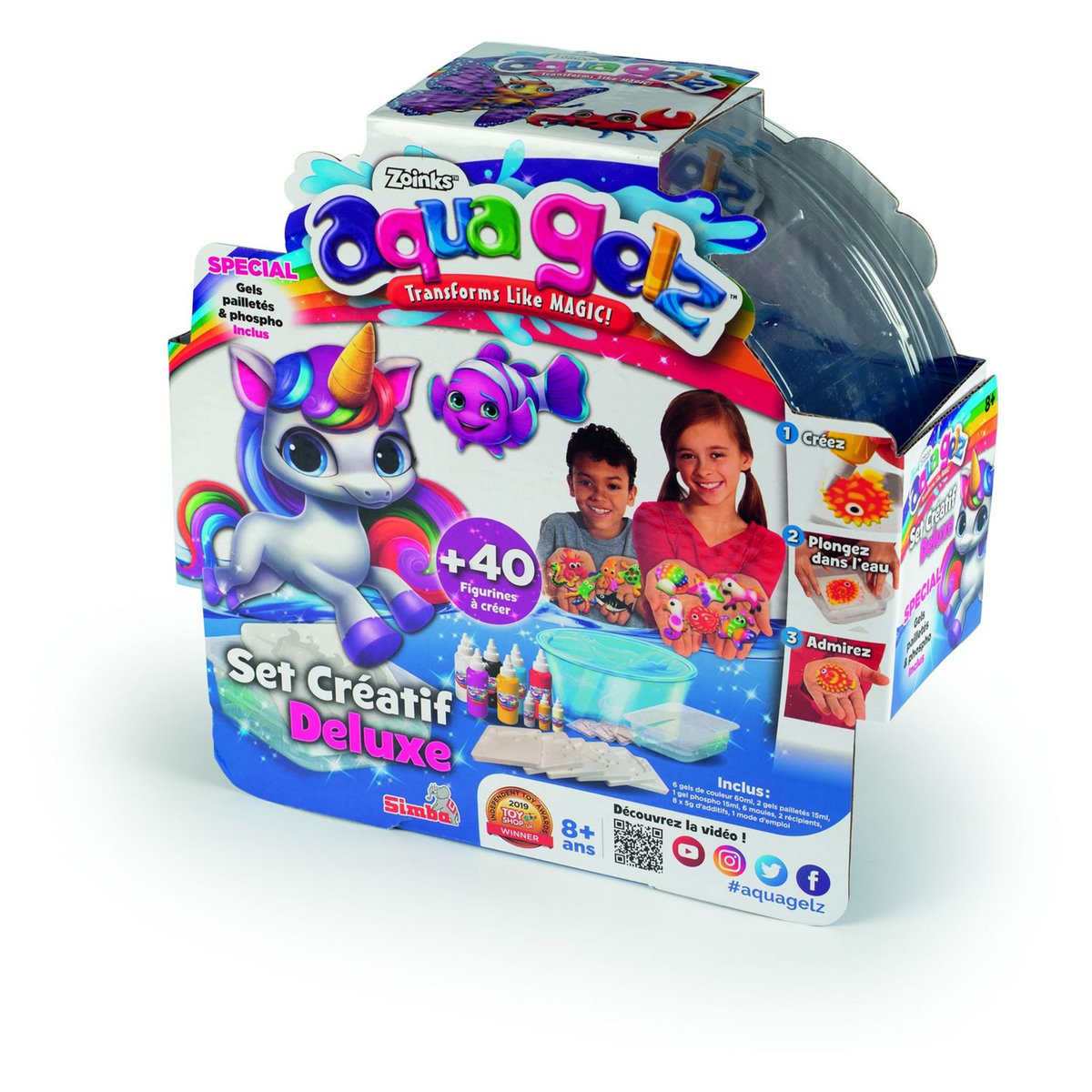 SMOBY Set créatif Deluxe Aqua Gelz
