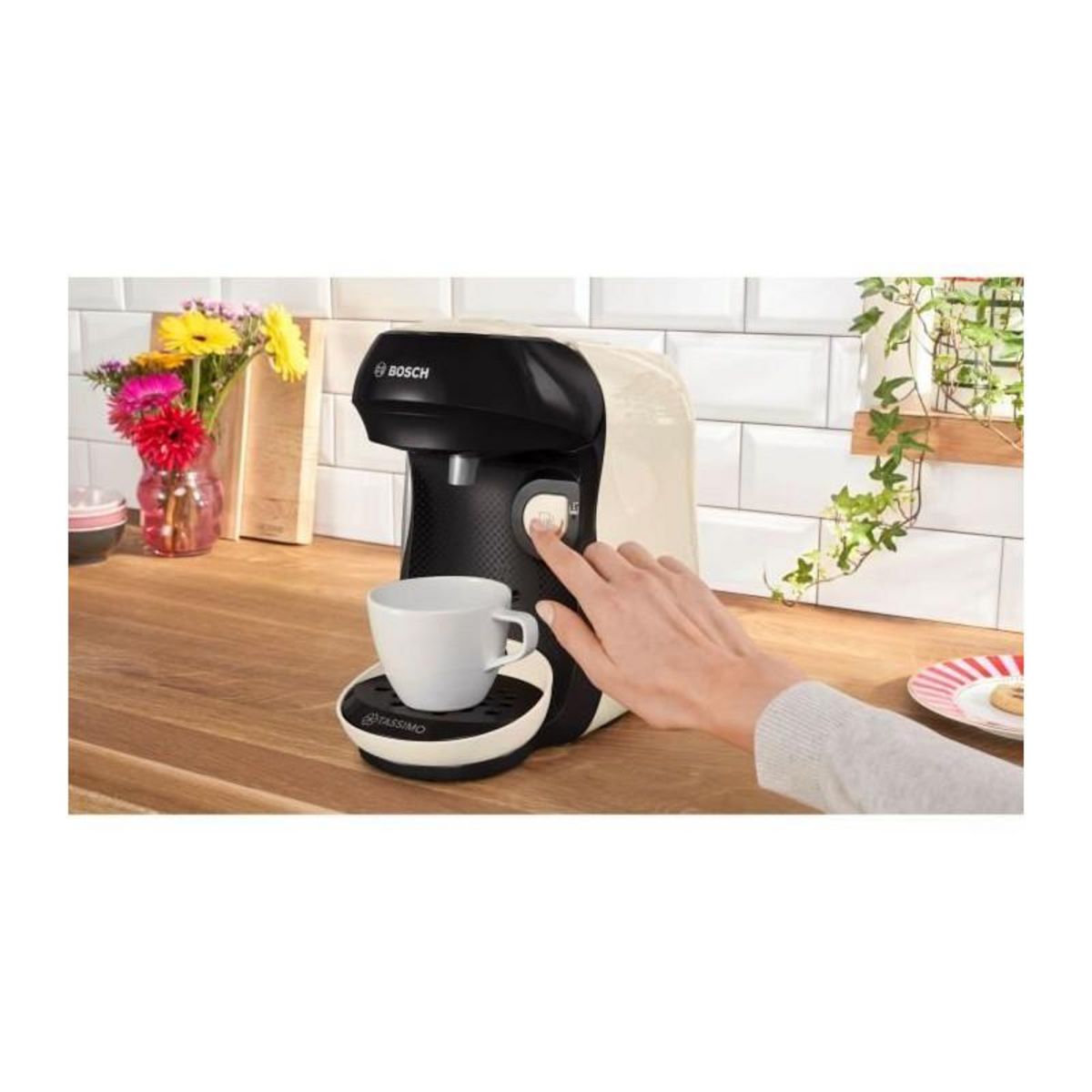 BOSCH Machine a café multi-boissons - BOSCH - TASSIMO - T10 Happy vanille - 1400 W