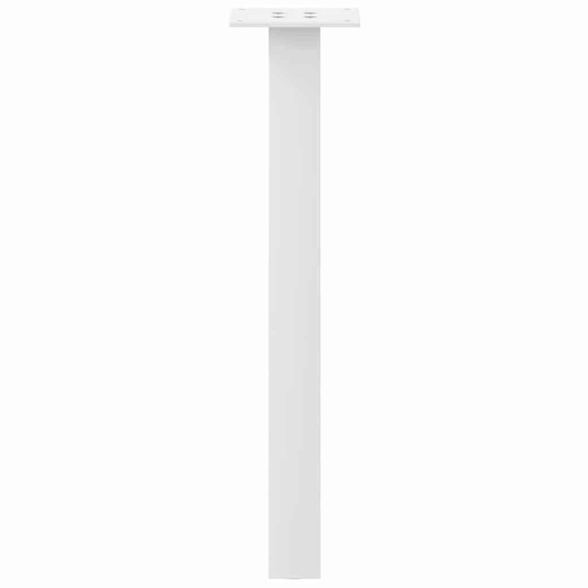 Voir la diapositive 5 : VIDAXL Pieds de table basse 4 pcs blanc 30 cm acier