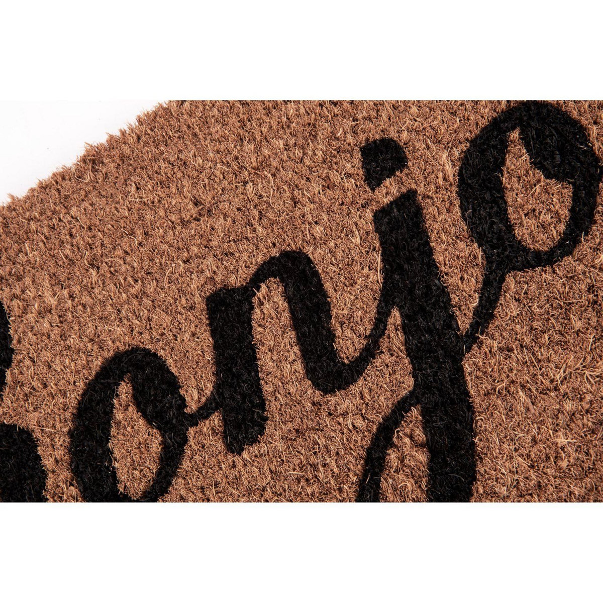 PRESENT TIME Paillasson en fibre de coco Bonjour