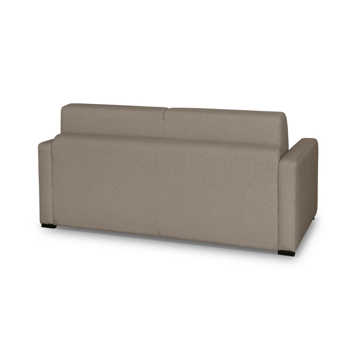 Canapé convertible système couchage express matelas 140x190 17cm 3 places en tissu DYLAN 