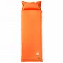 Voir la diapositive 2 : VIDAXL Matelas de camping autogonflant avec oreiller 1 personne orange