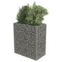 Voir la diapositive 4 : VIDAXL Lit sureleve a gabion Acier galvanise 90x50x100 cm