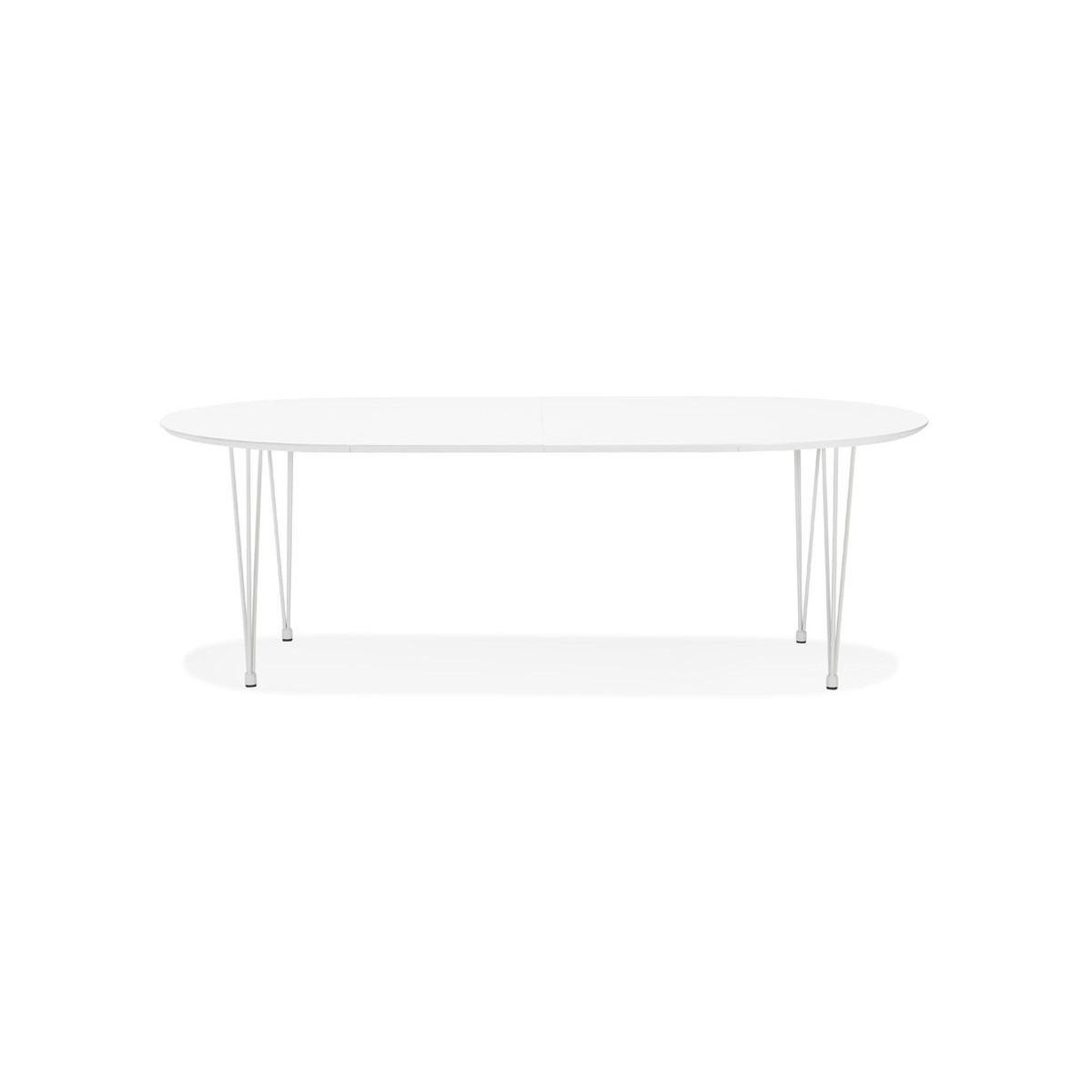 Voir la diapositive 4 : Paris Prix Table de repas extensible  babao  120-220cm blanc