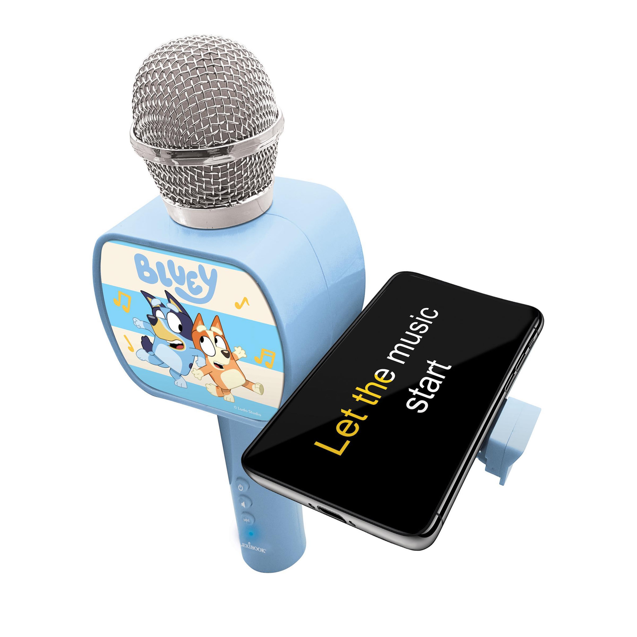 Voir la diapositive 5 : Lexibook Micro Karaoké Sans Fil Bluey avec Enceinte Bluetooth