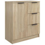 Voir la diapositive 2 : VIDAXL Buffet Chene sonoma 60x30x70 cm Bois d'ingenierie