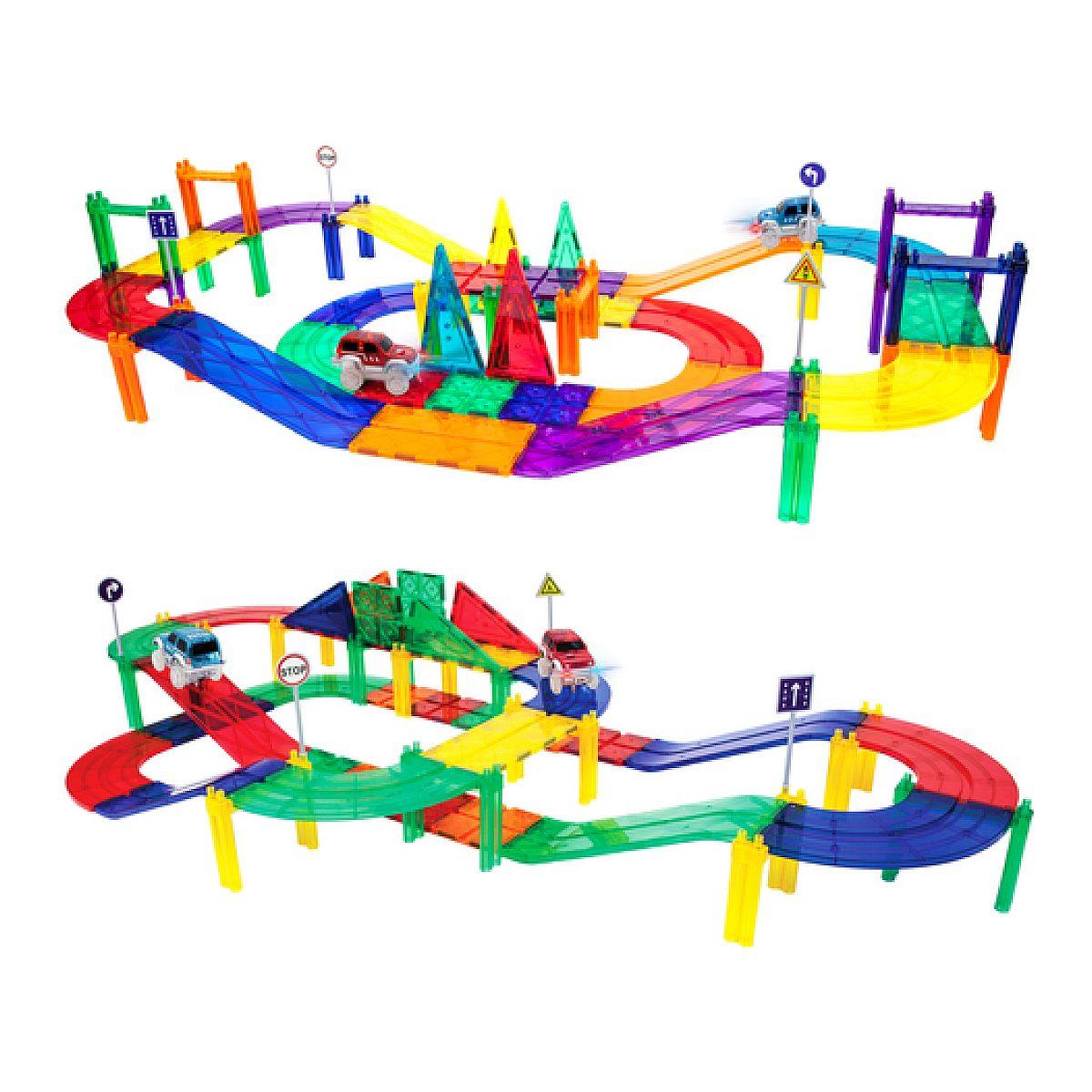 Voir la diapositive 5 : Tactic Kit de circuit de course magnetique 50 pcs PicassoTiles