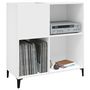 Voir la diapositive 4 : VIDAXL Armoire a disques blanc 84,5x38x89 cm bois d'ingenierie