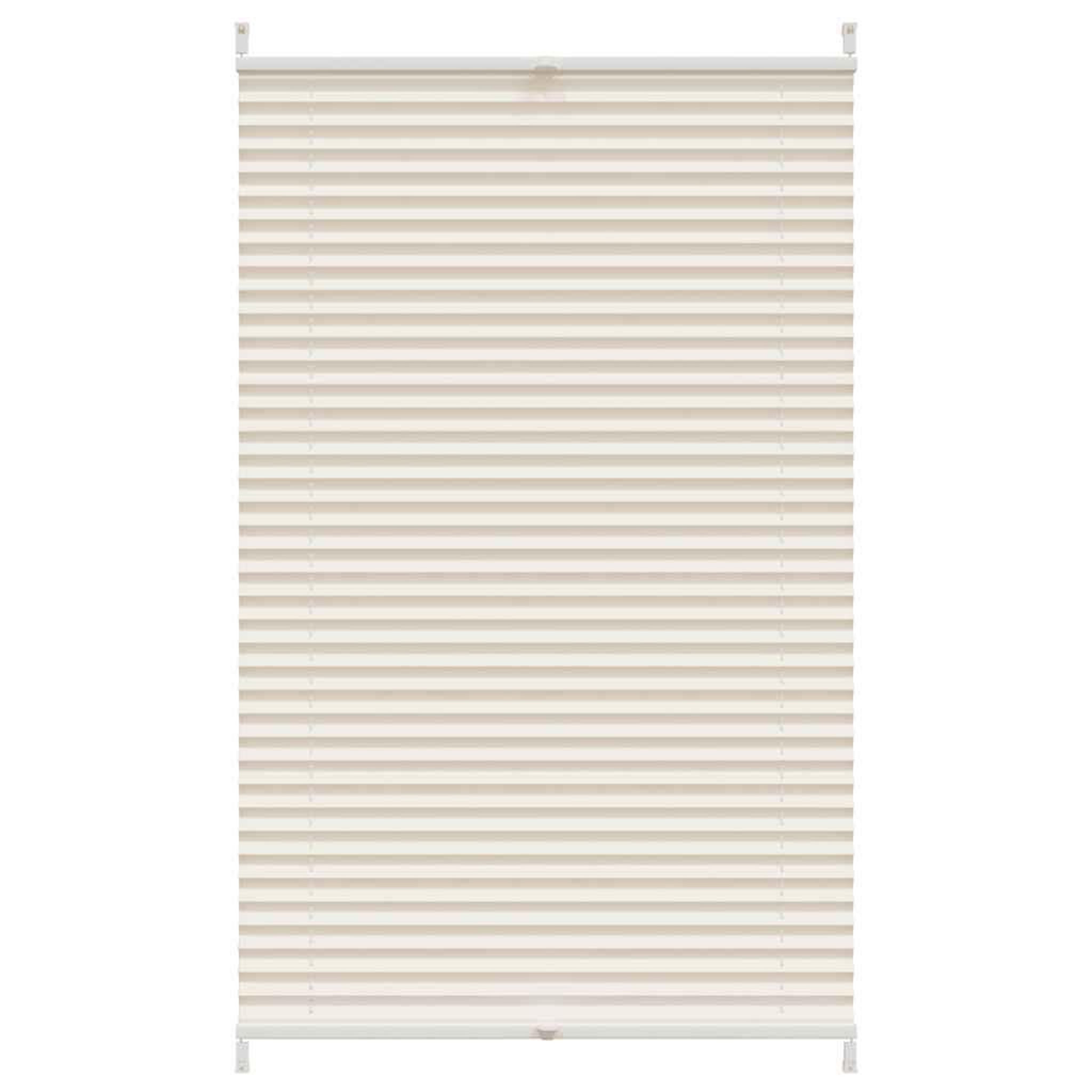 Voir la diapositive 2 : VIDAXL Store plisse 90x100 cm Creme