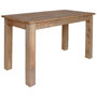 Voir la diapositive 4 : VIDAXL Table a manger bois d'acajou massif 120x60x77 cm