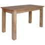 Voir la diapositive 4 : VIDAXL Table a manger bois d'acajou massif 120x60x77 cm