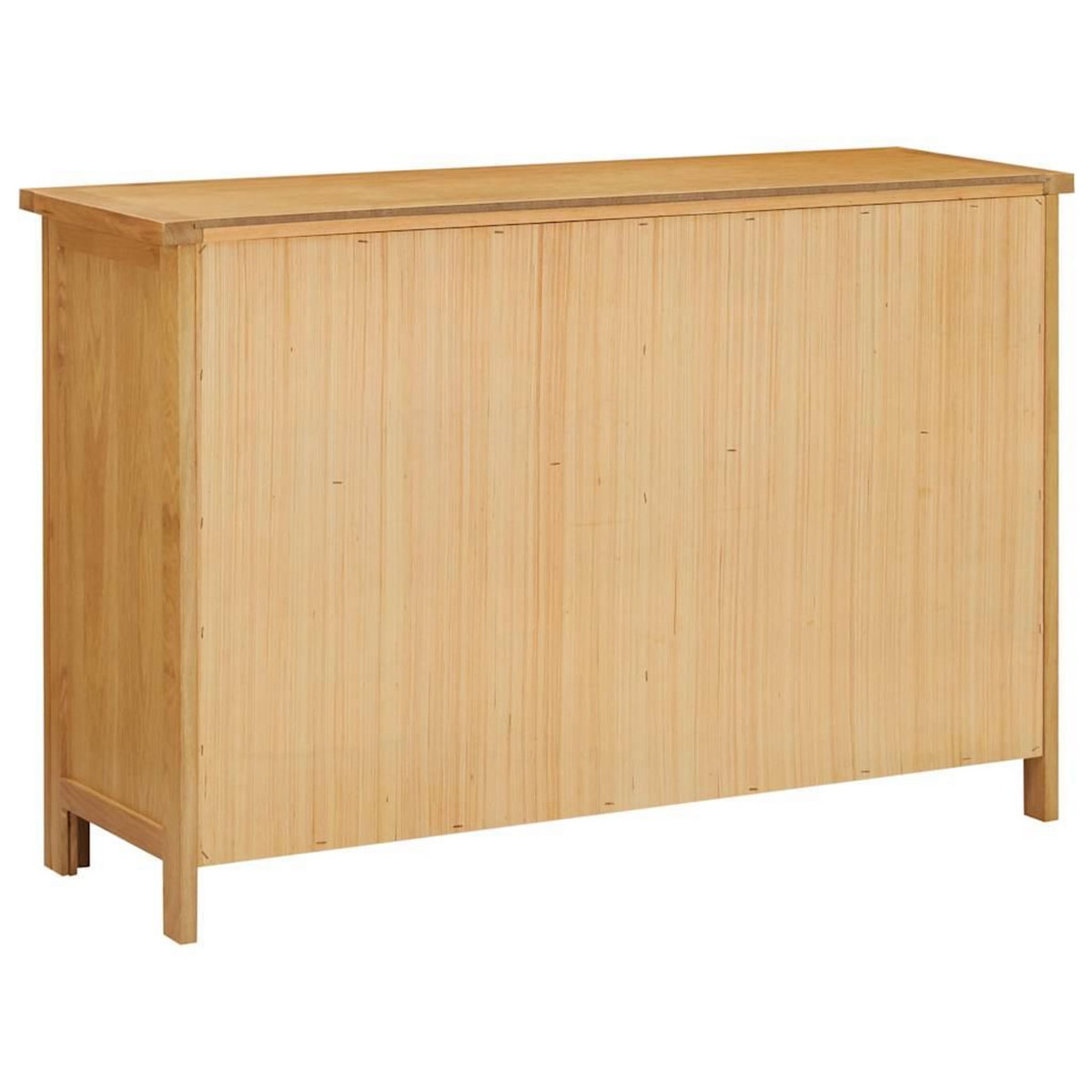 VIDAXL Commode 105x33,5x73 cm Bois de chene massif