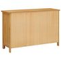 Voir la diapositive 4 : VIDAXL Commode 105x33,5x73 cm Bois de chene massif