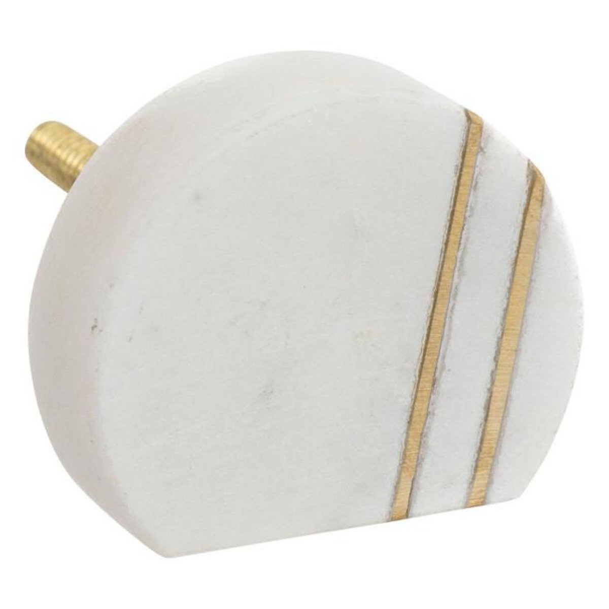 ATMOSPHERA Lot de 2 Boutons de Meuble  Maeva  4cm Blanc