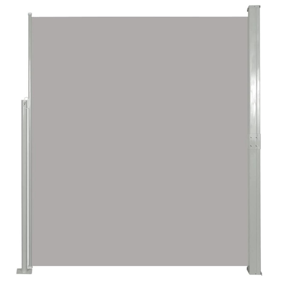 VIDAXL Auvent lateral retractable 140 x 300 cm Gris