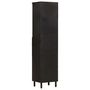 Voir la diapositive 5 : VIDAXL Armoire de salle de bain noir 38x33x160 cm bois massif manguier