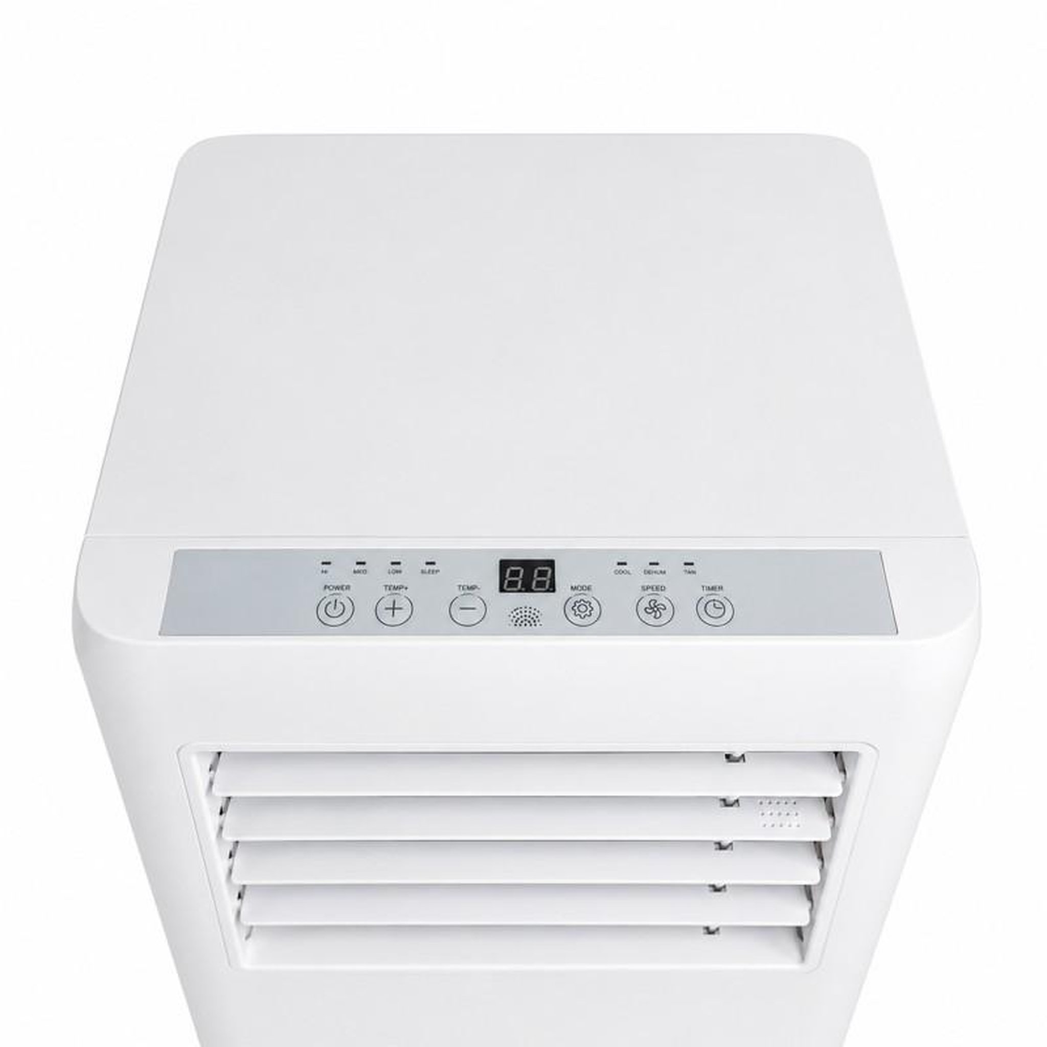 Voir la diapositive 6 : Climatiseur portable - blanc - 7000 btu - 3-en-1 - silencieux 64 db
