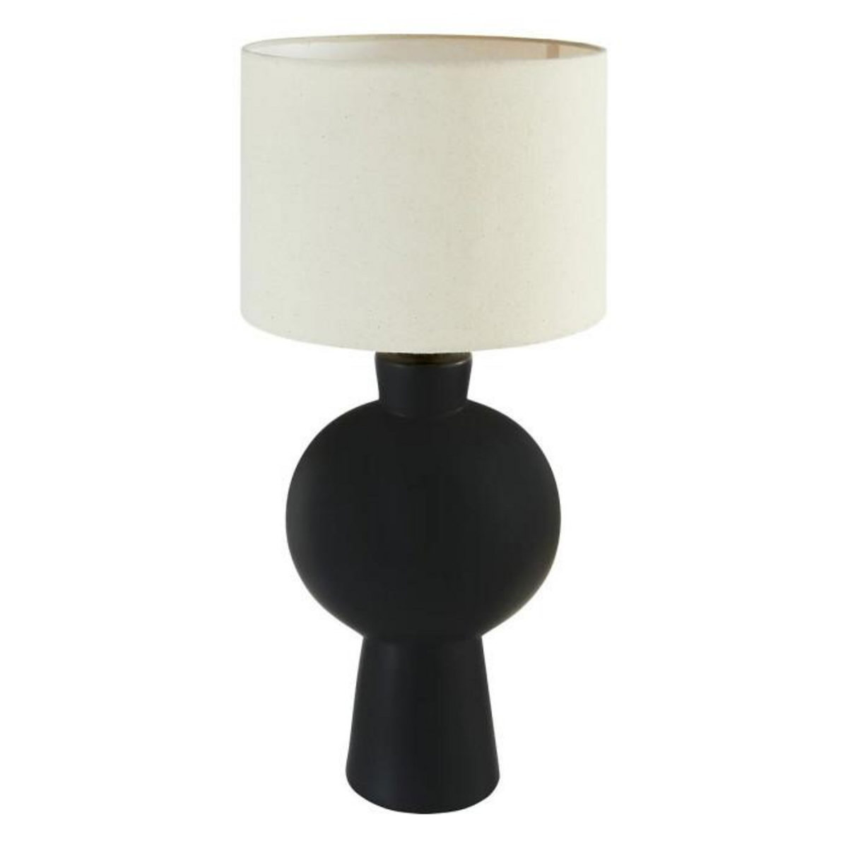 ATMOSPHERA Lampe à Poser en Céramique  Yulia  59cm Noir