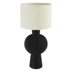ATMOSPHERA Lampe à Poser en Céramique  Yulia  59cm Noir