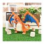 Voir la diapositive 6 : BANDAI Figurine Pokémon Dracaufeu (Charizard) - BANDAI - Nanoblock - Figurine en Briques 860 pieces - Kit Construction - NBPM80