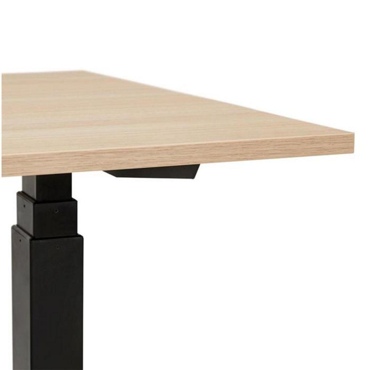 Paris Prix Bureau Design Réglable  Électrique  140cm Naturel & Noir