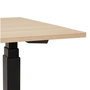 Voir la diapositive 5 : Paris Prix Bureau Design Réglable  Électrique  140cm Naturel & Noir