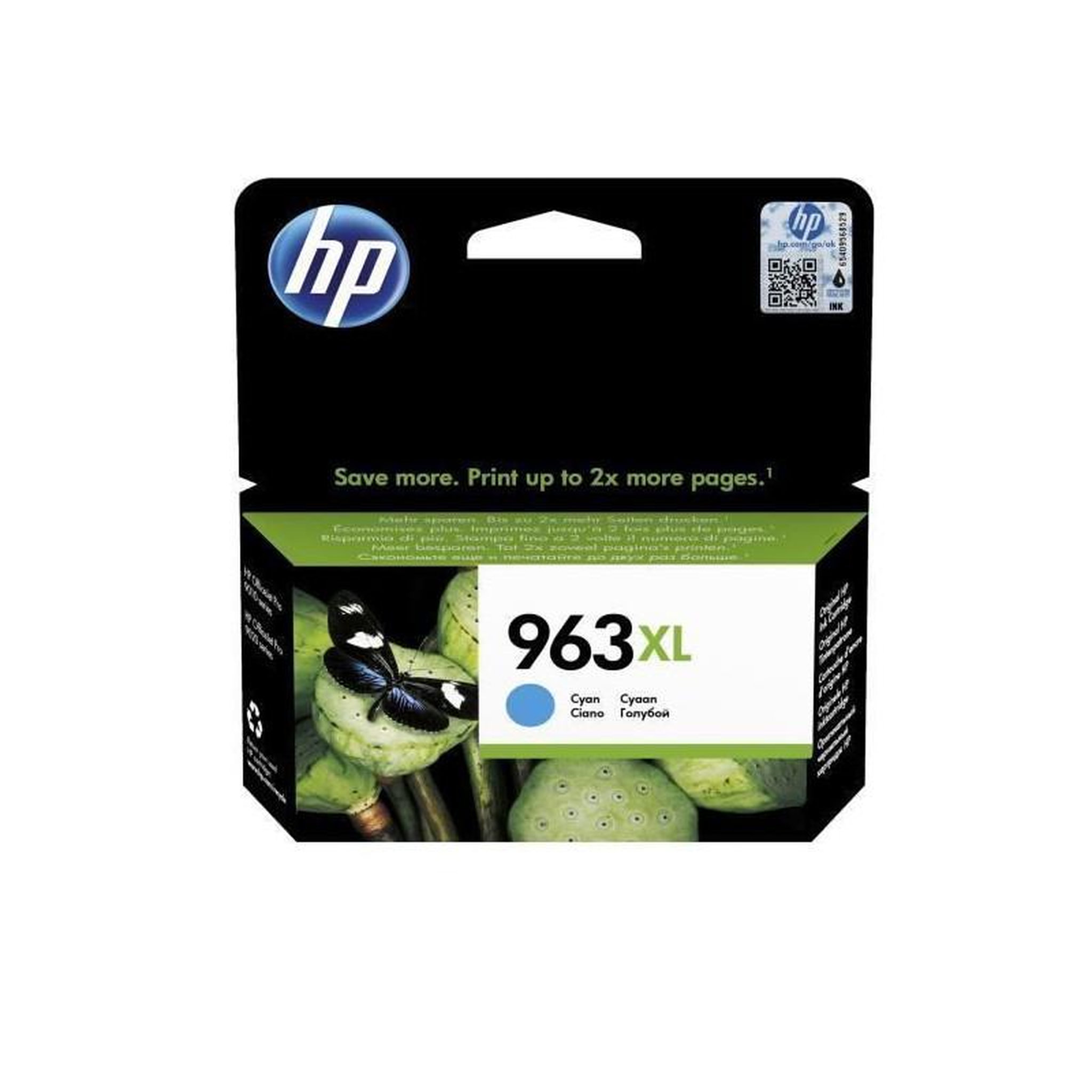 HP HP Cartouche jet dencre 963XL - Cyan - Jet dencre
