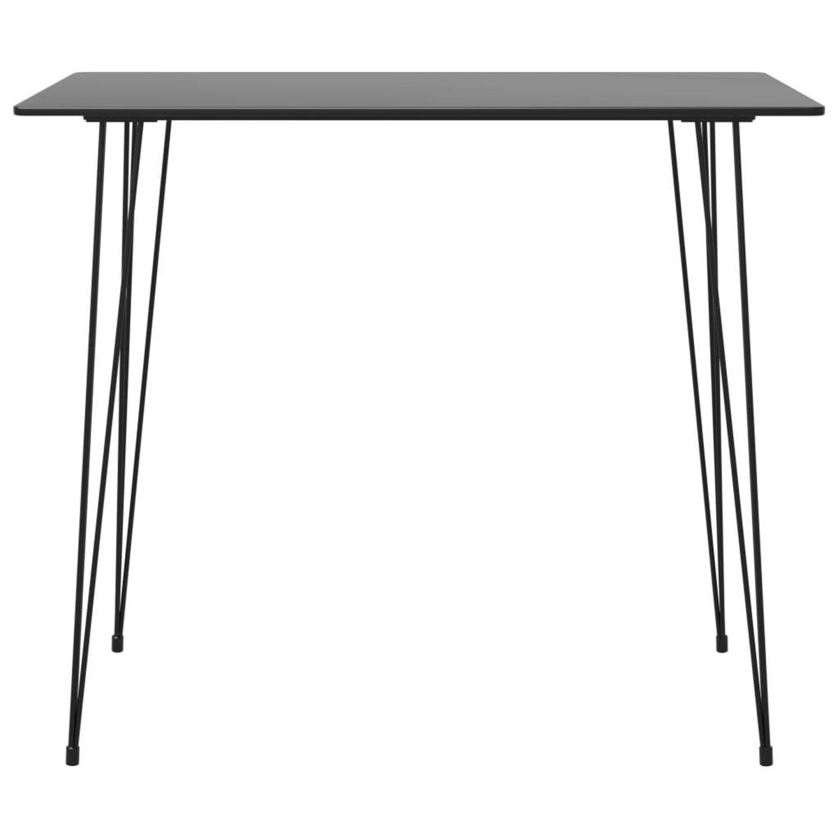 VIDAXL Ensemble de bar 5 pcs Noir