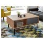 Voir la diapositive 3 : Table basse industrielle 1 tiroir L104cm THEO