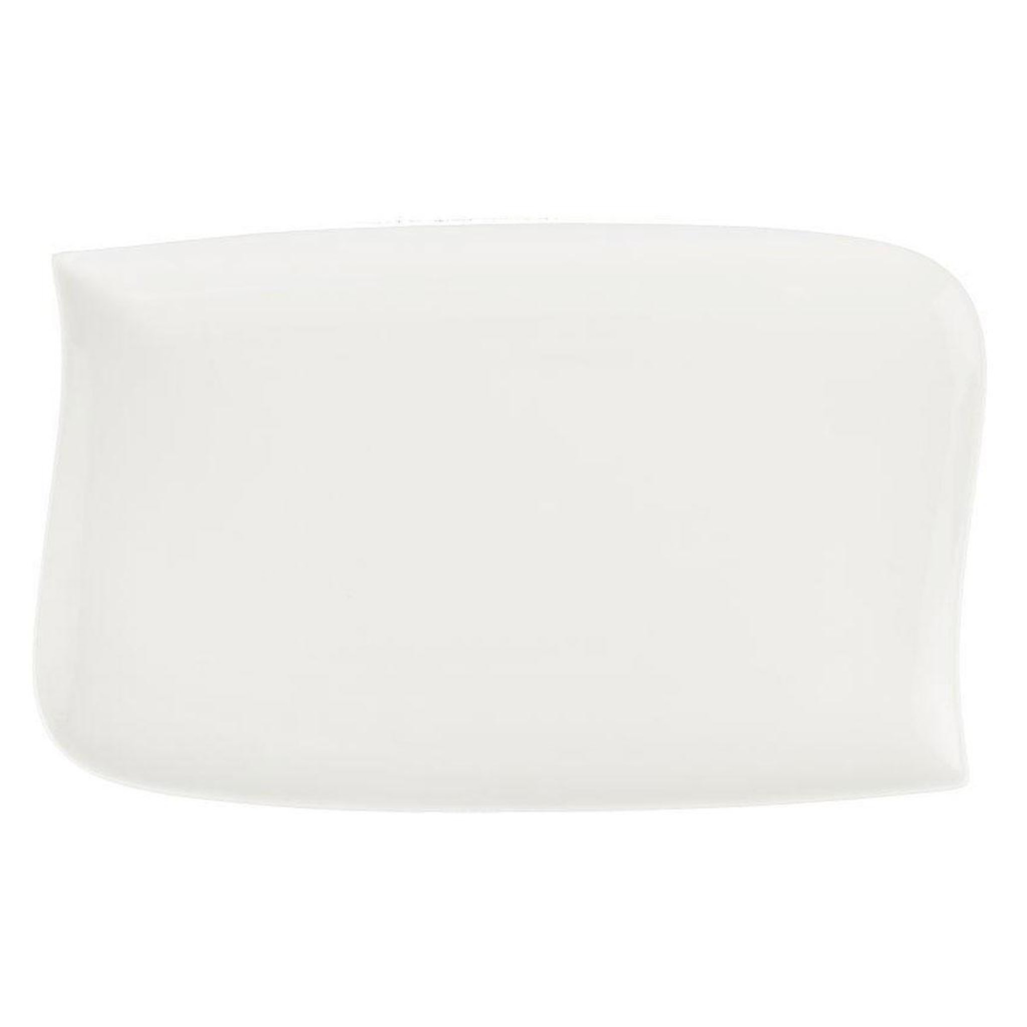 Voir la diapositive 1 : SECRET DE GOURMET Lot de 6 Assiettes Plates Rectangulaires  Vague  28cm Blanc
