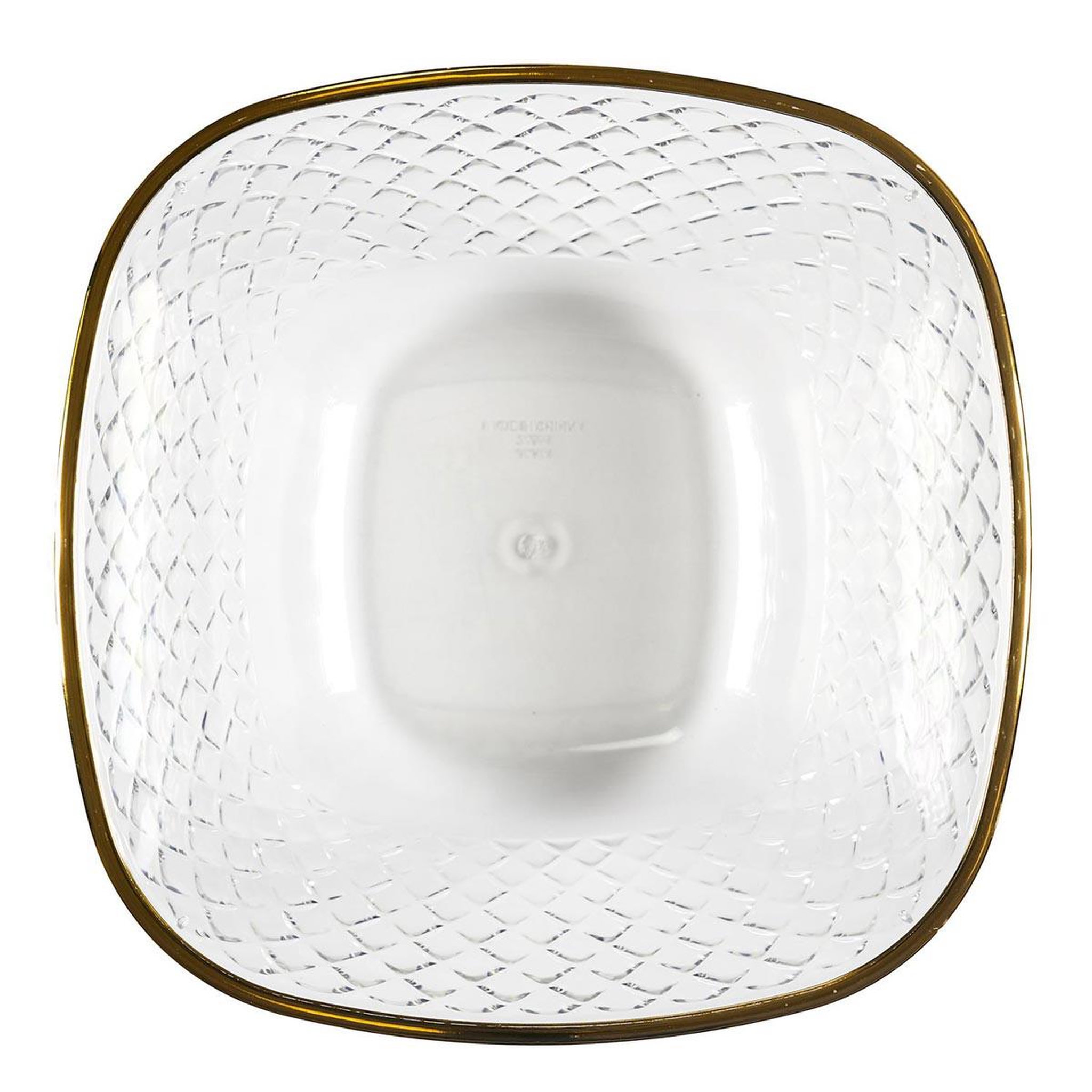 Voir la diapositive 2 : The Home Deco Factory Saladier design  mirage  25cm transparent