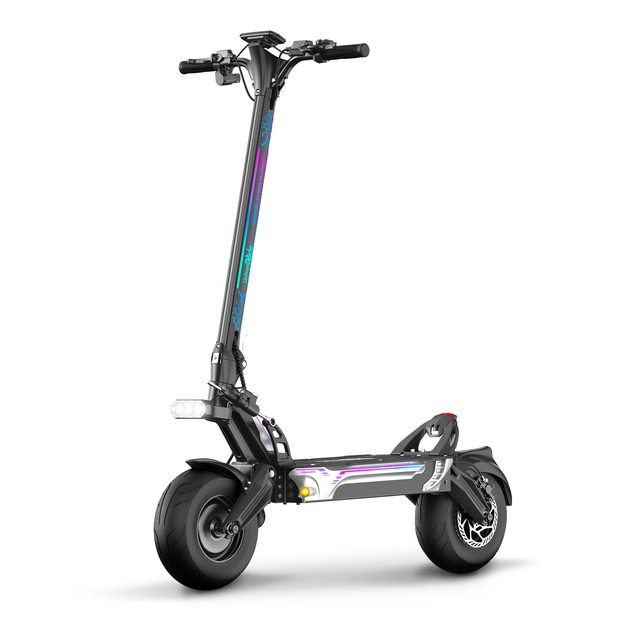 URBANGLIDE Trottinette électrique adulte urbanglide eon x – autonomie 140km – batterie 60v/30ah – pneus 12  tubeless – double moteur – poids 40,5kg