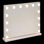 Voir la diapositive 2 : FIVE Miroir LED Tactile  Holly  50cm Blanc