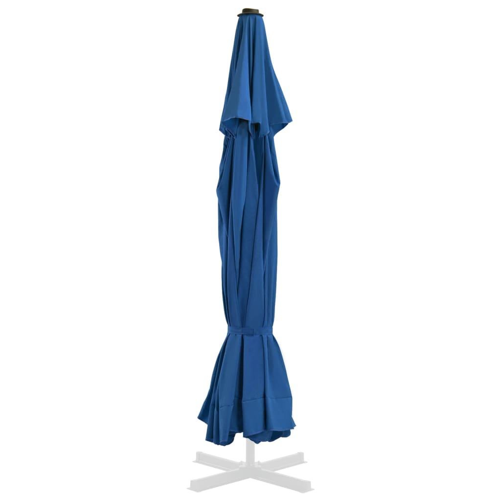 Voir la diapositive 3 : VIDAXL Tissu de remplacement pour parasol d'exterieur Bleu azure 500cm