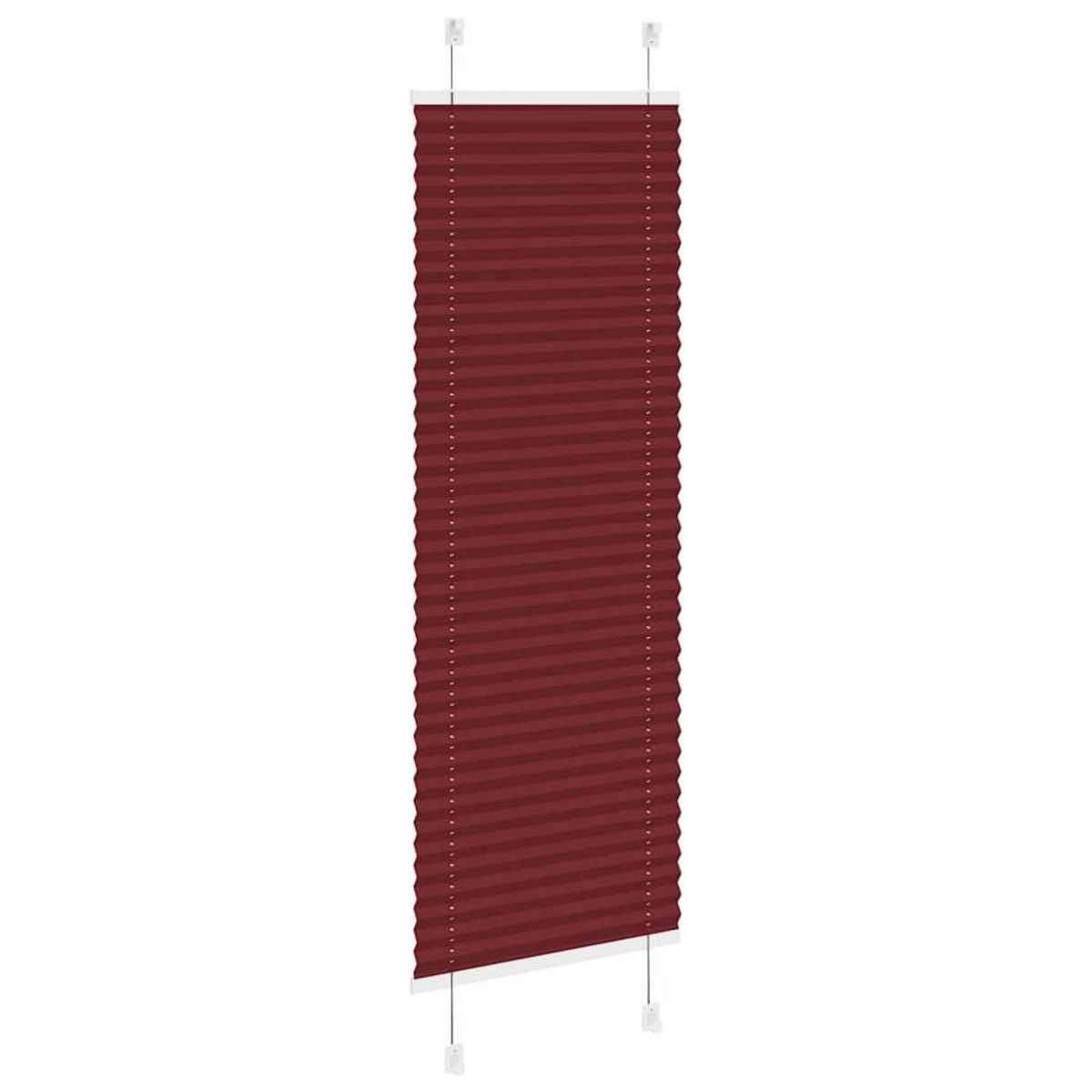 VIDAXL Store plisse rouge bordeaux 50x150 cm largeur du tissu 49,4 cm